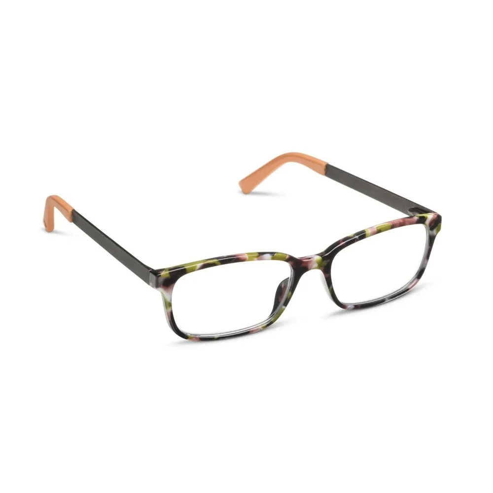 NEW MEMPHIS OLIVE BOTANICA PEEPERS BLUE‎ LiGHT READING GLASSES +2.75